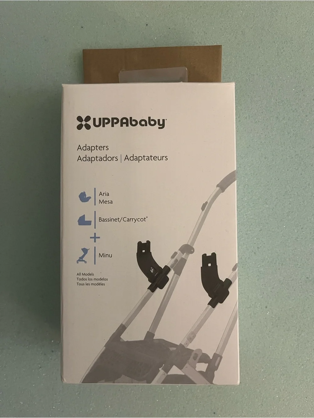 UPPAbaby Black Adapters for Aria, Mesa, Bassinet & Minu